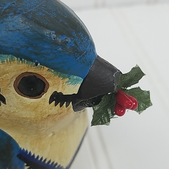 Vintage Russ Berrie Bluebird Candle Woodlands - Picture 8 of 8